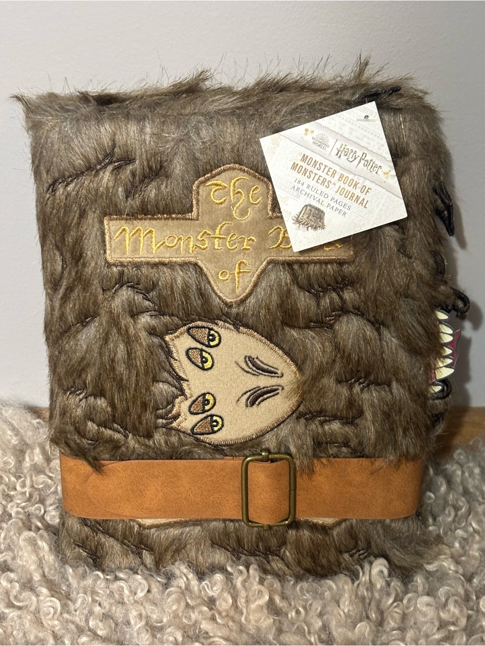 Harry Potter Monster Book of Monsters Plush Journal